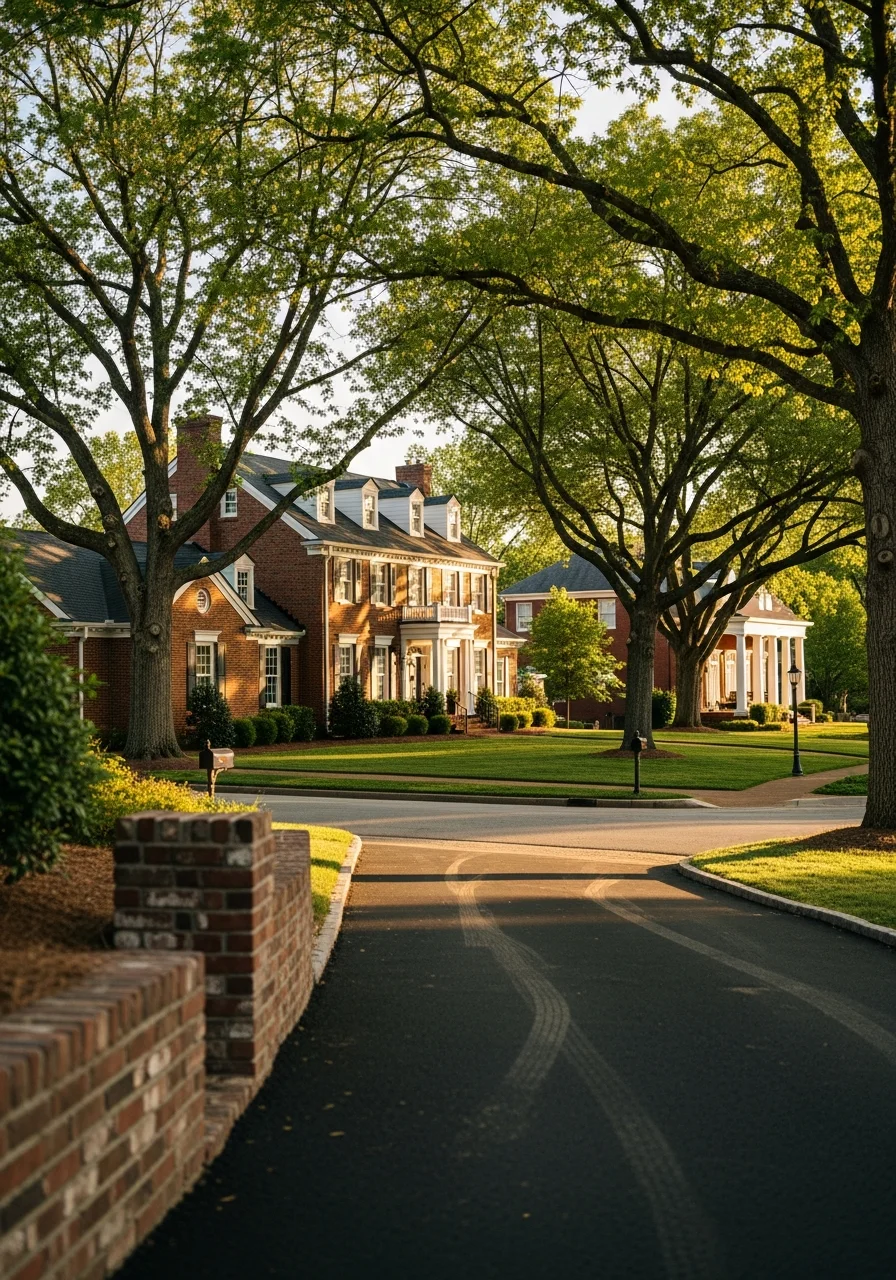 A satisfied Hendersonville homeowner standing beside their property, representing the community's trust in quality local service.
